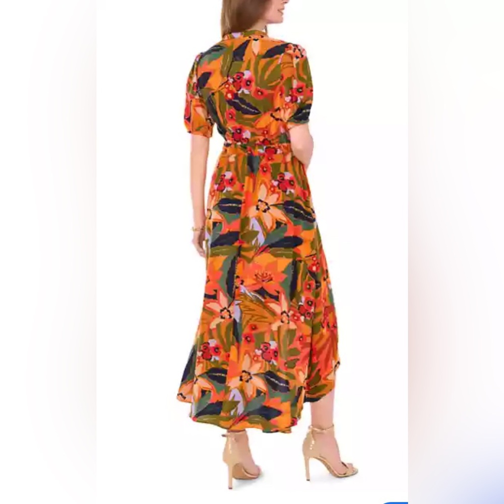 NWT MSK Vibrant Floral Maxi Dress - Picture 2 of 6